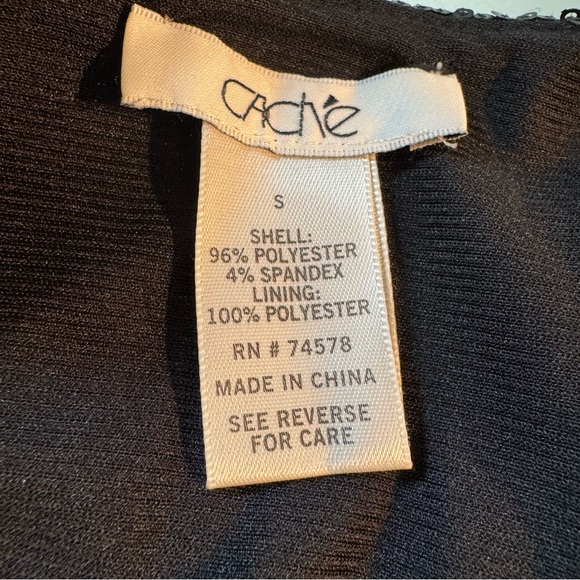 Cache Bolero Sequins Formal Bolero Black Jacket - Picture 4 of 4